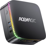 Počítač Mini PC ACEMAGIC AK1 Plus RGB N95 16GB DDR4 512GB SSD W11P Black