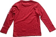 detské tričko s dlhým rukávom tommy hilfiger červené 6 rokov
