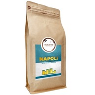 Kawa Ziarnista Napoli Mieszanka 50/50 - Włoski wypał 1kg - Świeżo Palona