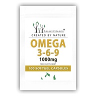 Forest Vitamin Omega 3 6 9 DHA EPA Srdce Mozog 100 kapsúl
