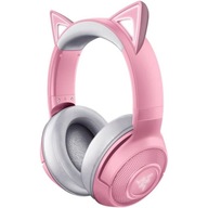 Słuchawki bezprzewodowe wokółuszne gamingowe Razer Kraken Kitty Różowe BT