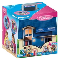 PLAYMOBIL HORDOZHATÓ BABAHÁZ ANYA APA BABA FELSZERELÉSSEL 70985
