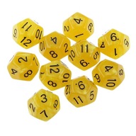 Twelve Sided D12 Dice Playing TRPG Game Board