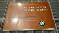 BMW SERIA 5 E12 Instrukcja Obslugi Ksiazka 1978