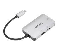 Stacja dokująca hub Targus USB-C-HDMI USB srebrna