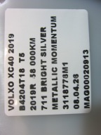 VOLVO XC40 XC 40 CEM module BSI control unit compartment of fuses 31453185