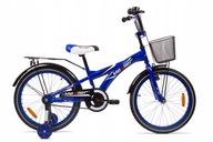 Rower Mexller BMX 20 Dla Chłopca Dziecięcy Niebieski kółka boczne
