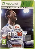FIFA 18 EDYCJA LEGACY płyta bdb komplet PL XBOX 360