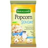 Bakalland popcorn solony do mikrofali mikrofalówki ziarno z solą 90g