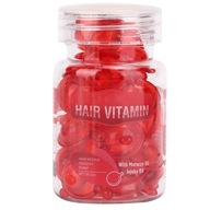 Vitamínové kapsuly na starostlivosť o vlasy Esenciálny olej červený