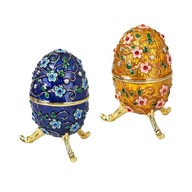 2 szt. Sparkling Egg Trinket Box etui na kolczyki