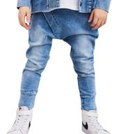 Spodnie jeansowe dla chłopca niebieskie All for Kids 104/110