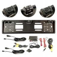 Kamera cofania LED w ramce czujniki parkowania 3w1