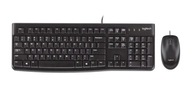 ZESTAW PRZEWODOWY KLAWIATURA + MYSZ USB LOGITECH