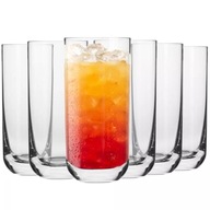 Wysokie szklanki typu long drink Glamour KROSNO 6s