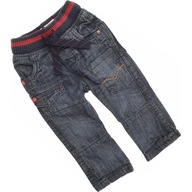 NEXT spodnie chłopięce Jeansowe Podszewka 74