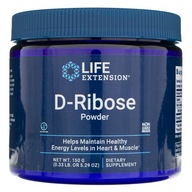Life Extension D-Ryboza v prášku Energia Zdravé srdce Únava 150 g