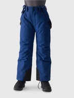 Spodnie 4F narciarskie chłopięce z szelkami wodoodporne r 122