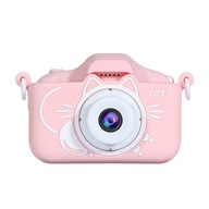 Fotoaparát, detská kamera C9 Cat ružová