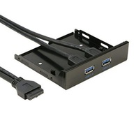 Przedni Front Panel 3,5" USB3.0 2 porty 20Pin