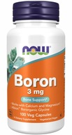 NOW Foods BORON Bor SILNÁ Kosť 3 mg 100kap