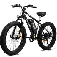 Rower Elektryczny Śnieżny ONESPORT 500W 17Ah 100km 26” Fabike MTB