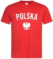 KOSZULKA KIBICA REPREZENTACJI POLSKI męska (XL) T-SHIRT POLSKA Z ORZEŁKIEM