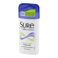 Sure Regular, Fresh&Cool, bez vône 73g XL USA