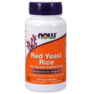 Now Foods Red Yeast Rice with CoQ10 600mg 60 kaps.