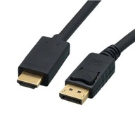 Kabel DisplayPort do HDMI DP 1,8 m Konwerter Adapter (214)