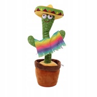 Śpiewający i Tańczący Kaktus Pluszowe Zabawki Sambrero USB - 1 sztuka
