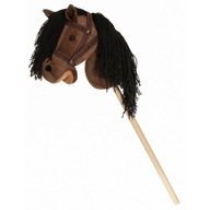 Kôň na palici Hobby Horse 80 cm - TEDDYKOMPANIET - hnedý