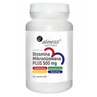 ALINESS DIOSMINA MIKRONIZOWANA PLUS UKŁAD KRĄŻENIA ANTYOKSYDANT 500mg 100t