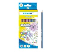 Ceruzkové pastelky 12 farieb metalické trojuholníkové PRIMA ART 399437
