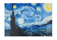 Drevené puzzle A3 van Gogh Hviezdna noc