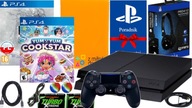 KONSOLA SONY PLAYSTATION PS4 FAT 1000GB 1TB PAD GRY SŁUCHAWKI MEGA