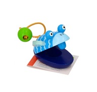 KASTANIET drevený - modrá RYBKA