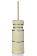 Maselnica drevená masérka na výrobu masla1L