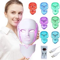 Profesjonalna Maska LED 7 kolorów, twarz + szyja