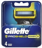 Gillette Proshield Power 4ks čepele kazety UK b-p