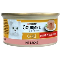 GOURMET GOLD z NADZIENIEM pasztet dla kota ŁOSOŚ 85 gram