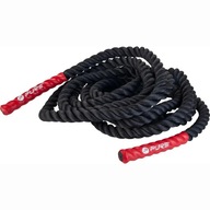 Lina P2I Battle Rope 1,5 cala x 9 m czarna