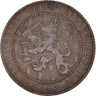 Moneta, Holandia, Wilhelmina I, 2-1/2 Cent, 1906,