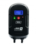 PROSTOWNIK SAMOCHODOWY do akumulatorów 12V 24V 15A Ideal Smart Charger 15