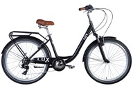 Mestský bicykel LUX Vbr pomalý chod rám 17 palcov koleso 26" Shimano