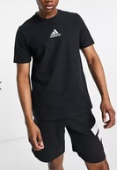 ADIDAS T-SHIRT MĘSKI CZARNY Z NADRUKIEM M 1M4A