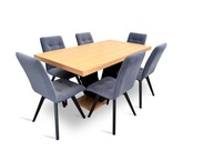 Rozkladací jedálenský stôl do obývačky+ 4xstoličky KW110