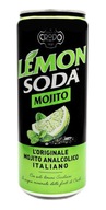 Napój gazowany Lemon Soda Mojito 330ml Włochy cytryna limonka mięta pyszny