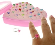 KOVOVÝ PRSTEŇ S FAREBNÝM OČKOM UNIVERZÁLNY 9203