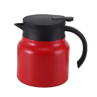 Izolované nerezové karafy na kávu džbán na vodu horúca voda červená 1000 ml